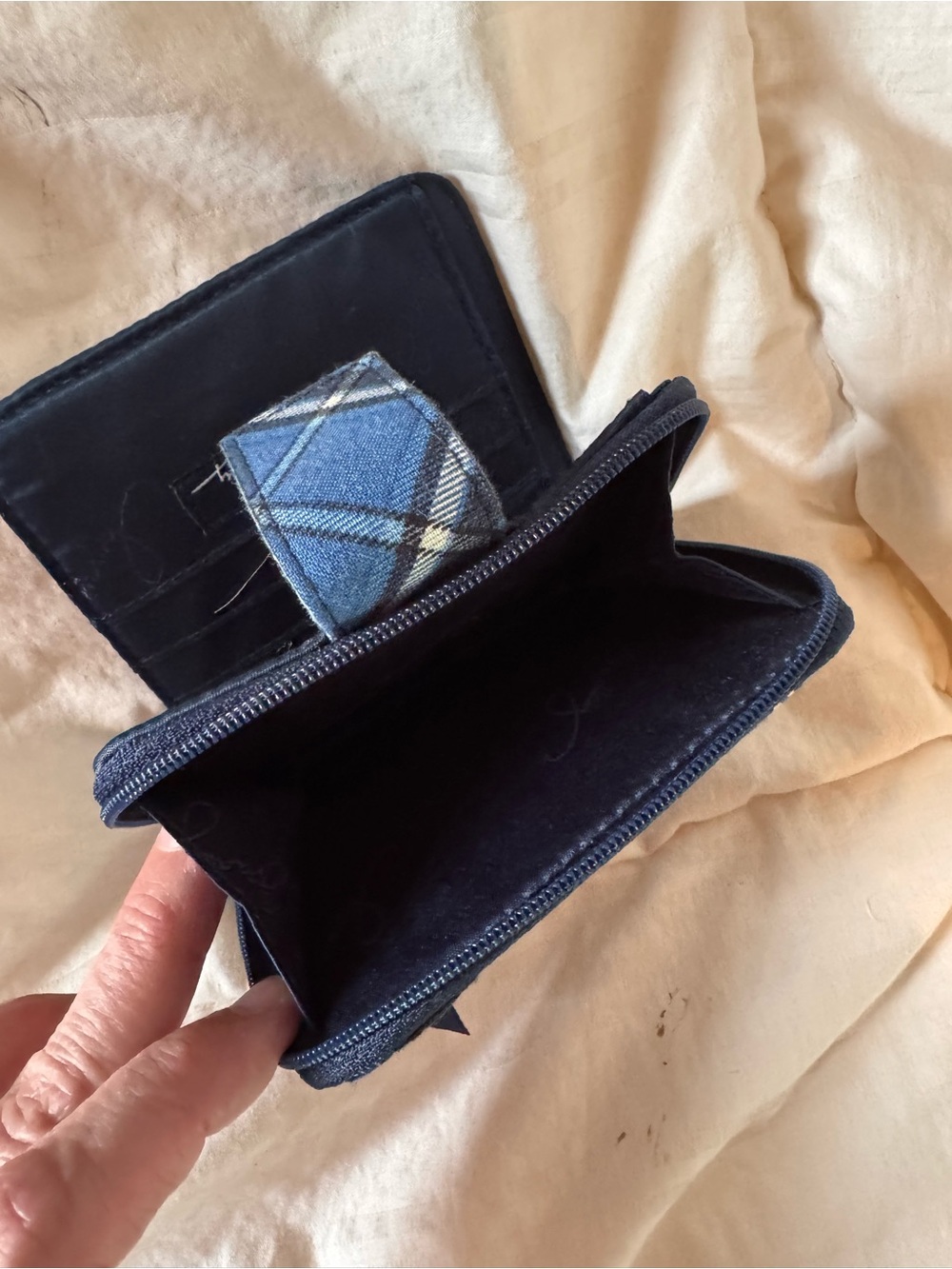 Vera Bradley Windsor Navy Wallet - Picture 5 of 7